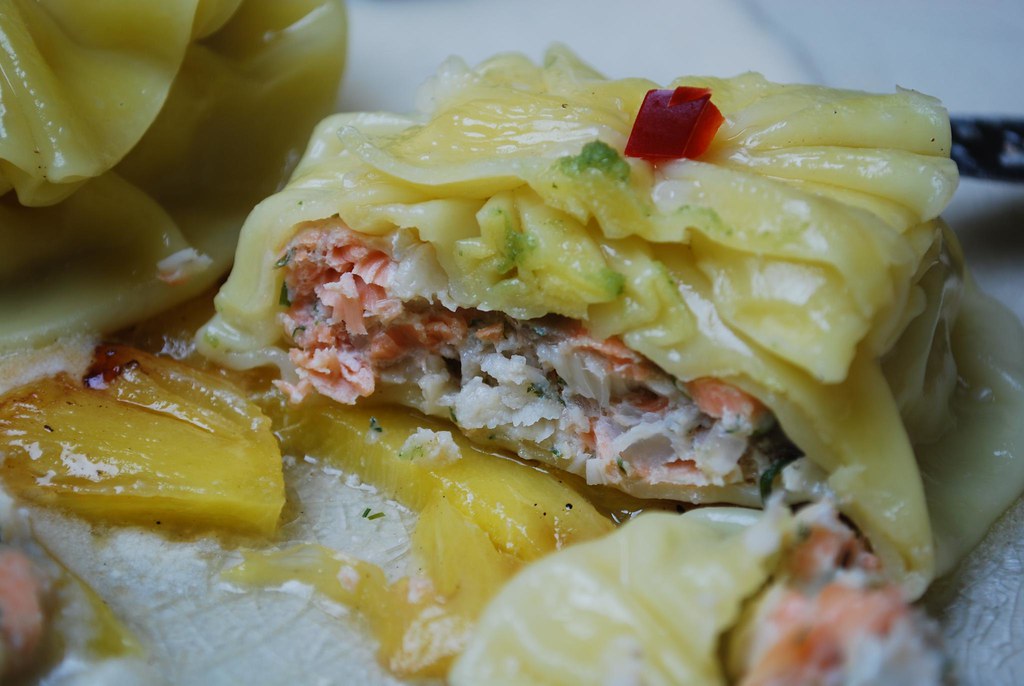 Schnelle One-Pot-Nudeln mit Spinat und Frischkäse